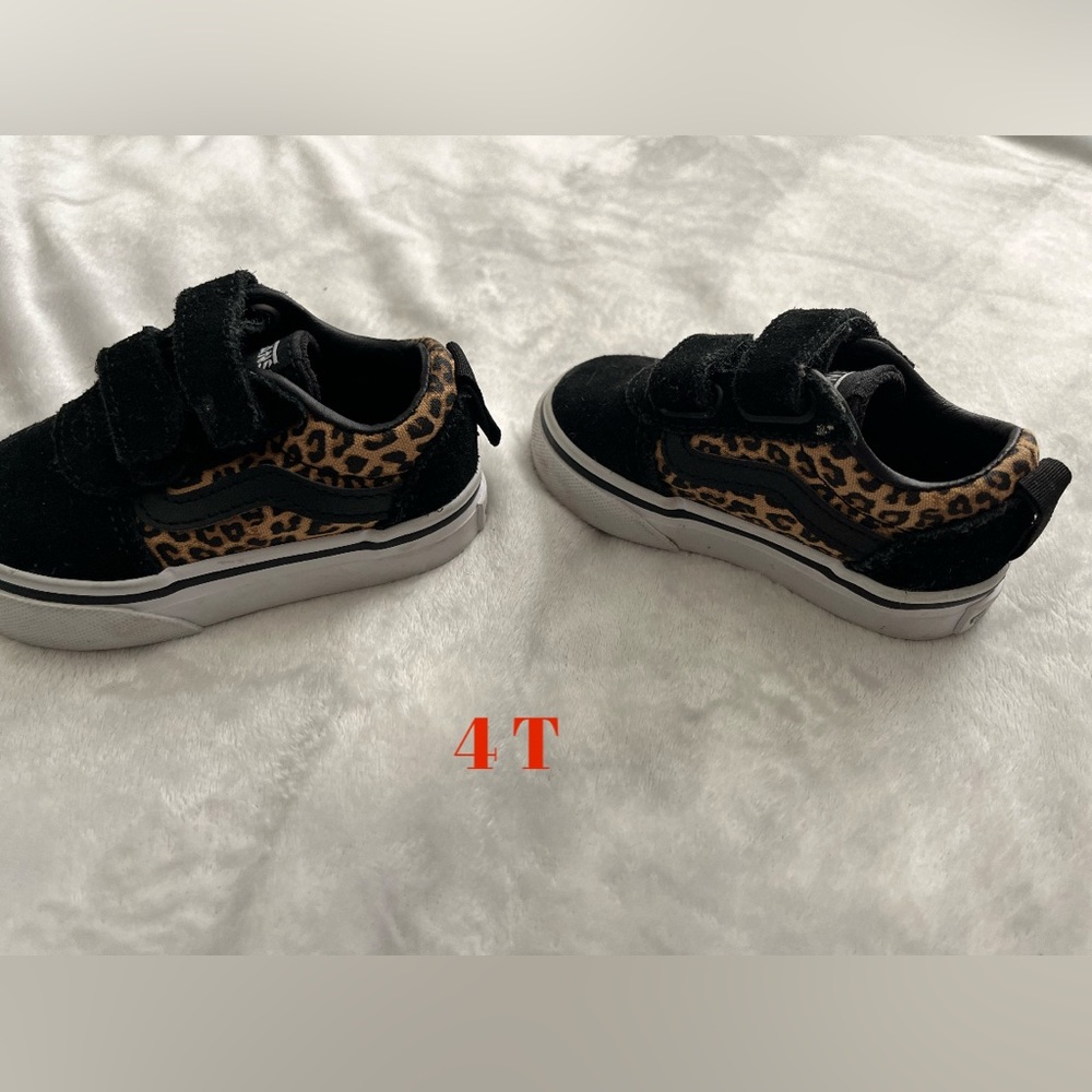 4T VANS toddler girls leopard print